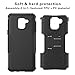 Galaxy J6 2018 case,LiuShan Shockproof Heavy Duty Combo Hybrid Rugged Dual Layer Grip Cover with Kickstand for Samsung Galaxy J6 2018 / ON6 Smartphone (with 4in1 Packaged),Black