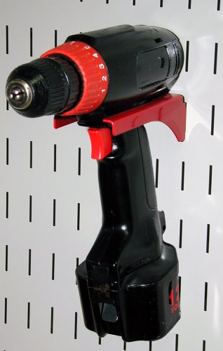 Wall Control Pegboard 2In Handle Pegboard Bracket Slotted Metal Pegboard Hook Pegboard And Slotted Tool Board – Red #TOP5