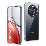 CAUHENYEE Trasparente Cover per Honor Magic 8 Lite Custodia, Cover in TPU ultrasottile, Flessibile e Trasparente, Antigraffio, Antiurto