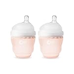 Olababy Gentle Bottle 2 Piece Coral Set, 4 Ounce