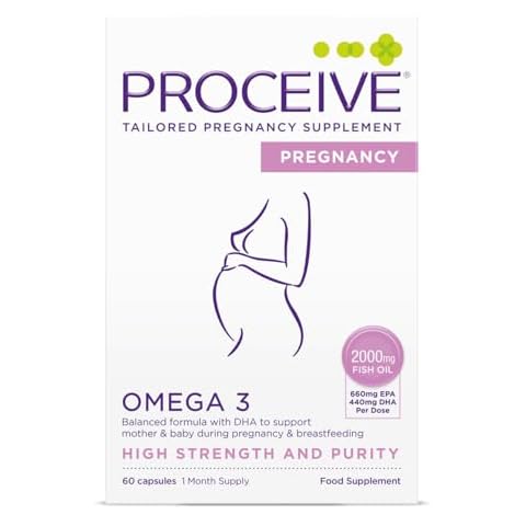Proceive® Pregnancy Omega 3 High Strength & Pure Fish Oil Tablets Cover