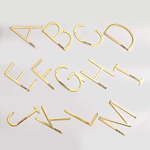 Mignonandmignon Sideways Initial Necklace Women Letter Her Birthday Gift Personalized Jewelry Mignonandmignon Best Friend Gift Mother Of The Bride Necklaces For Mom From Daughter thumb #3