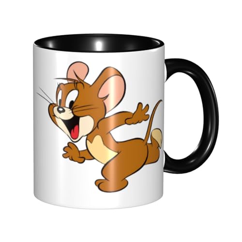 トムとジェリー マグカップ 330ml ティーカップ コーヒーカップ カップ セラミック Mug Cup 軽量 直接ドリップ おしゃれ かわいい 電子レンジ対応 グッズ オフィス 家用 プレゼント
