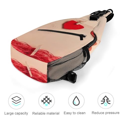 Bolso tipo sling casual para hiking y uso diario miniatura 5