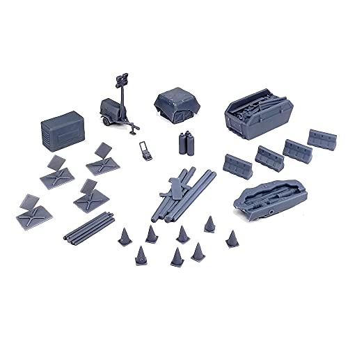 Accessoires de chantier HO 1:87 pour décor de paysage ferroviaire