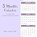 2026-2027 Wall Calendar - 3 Month Wall Calendar 2026-2027 Display (Folded in a Month), May 2026 - June 2027, 11.25