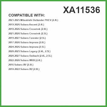 ECOGARD XA11536 Premium Engine Air Filter Fits 2019-2026 Subaru Forester, 2018-2026 Crosstrek, 2020-2025 Outback, 2019-2025 Ascent, 2017-2025 Impreza, 2020-2025 Legacy, 2022-2025 WRX