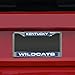 Rico Industries NCAA Kentucky Wildcats Blue Chrome Laser License Frame 12