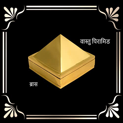 Image of Vastu Brass 3 Layer Pyramid | Pure Brass Vastu Remedy | 3-Inch | Pyramid for Positive Energy, Health & Wealth | Vastu Dosh Remedies for Home & Office | Pack of 1