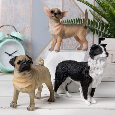 The Leonardo Collection Shih Tzu Dog Ornament, Brown & White, 10x8x5cm, Brown,white - Image 2