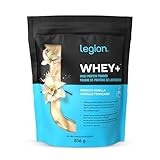 Legion Whey Protein Powder - Whey+ Isolate Protein Powder - Protein Isolate from Grass Fed Cows - Non-GMO, Lactose-Free, Sugar-Free Protein Powder Dietary Supplemen (30 servings, Vanilla)