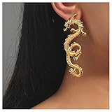 aquamarin ohrringe gold antik Boho Drache Ohrstecker können süße Geschenke für sich selbst oder Freundin, Frauen, Tochter oder einer Ihrer weiblichen Freunde sein.