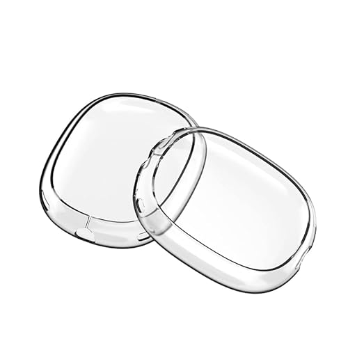 Szaerfa Funda Protectora para AirPods MAX - Auriculares,Funda Protectora Transparente de TPU Suave antiarañazos,Protector de Piel Transparente para Accesorios,Funda Protectora (Transparente) Cover