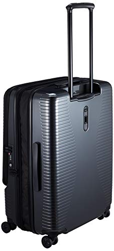 ワールドトラベラー スーツケース プリマス エキスパンダブル キャスターストッパー付 74L 4.9kg ガンメタリック