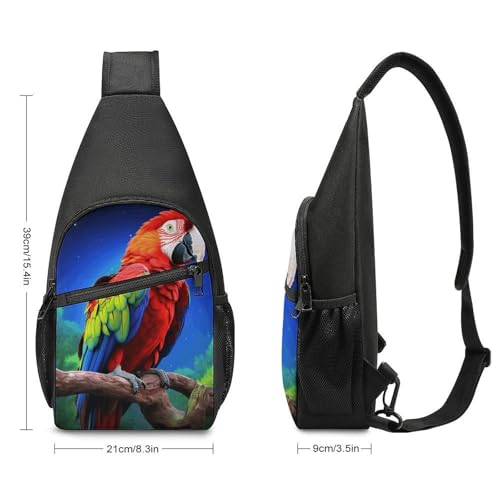 Bolso Sling Parrot Ligero para Hiking y Viaje miniatura 2