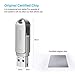 USB Flash Drive 128GB for Phone Thumb Drive Memory Stick iOS Flash Drive USB3.0 Photo Stick Mobile External Storage,Sunswan Compatible iPhone iPad Mac Android and Computer(Silver128G-02XY)