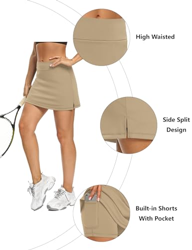 Image of LouKeith Tennis Skirts for Women Golf Athletic Activewear Skorts Mini Summer Workout Running Shorts with Pockets