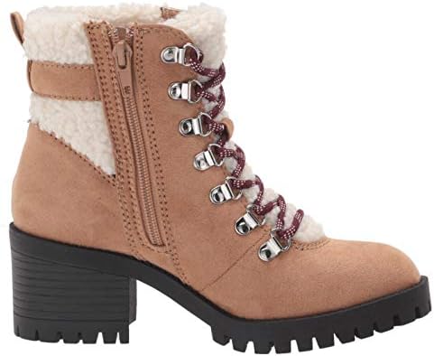 Madden Girl Women's HAYESS Fashion Boot, Sand Fabric, 9 | Image 5