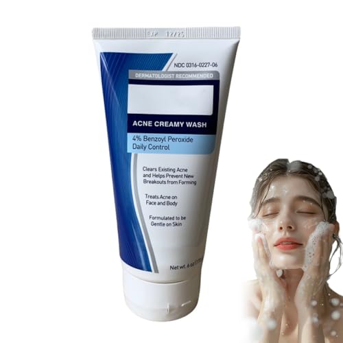 Acne Foaming Wash Acne Espuma, 170 G Acné Clean Foam Cleanser Espuma de Limpieza Suave Espuma de Limpieza Facial Espuma de Limpieza de Poros Profundos para Limpieza Facial Contra Maquillaje y Suciedad
