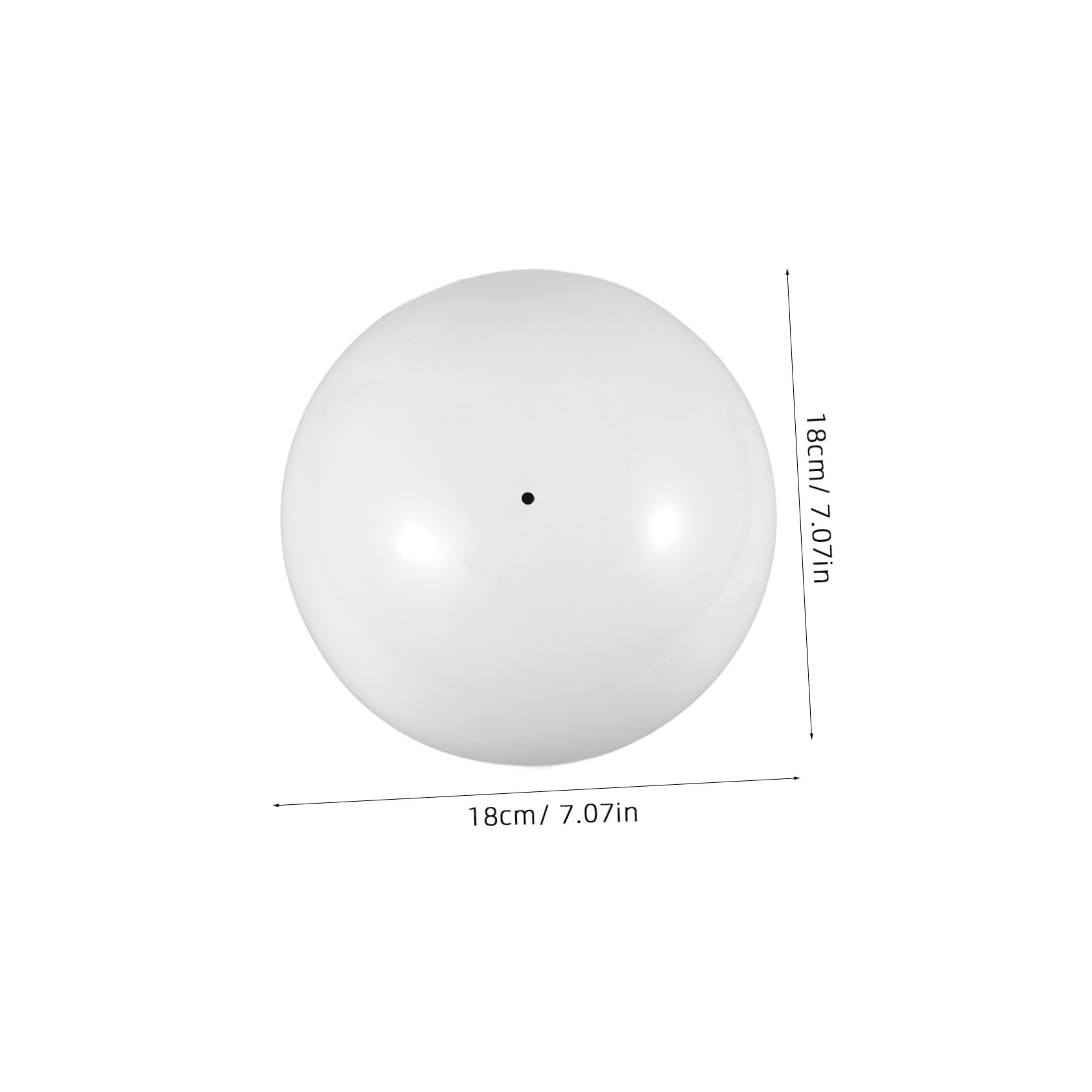 UPKOCH Mirror Reflective Decorations Garden Lawn Patio Steel Cue Reflective Gardens Mirror Giant Outdoor Gazing Globe Gazing Globe White Stainless Steel