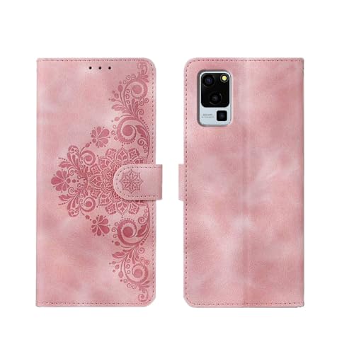 Image of amazon basics Lava Blaze 5G Flip Cover | Card Pockets Wallet & Stand | Flip Cover for Lava Blaze 5G (Executive Pink)