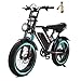 Kalorace Bici Elettrica per Adulti, Autonomia Massima di 50-80-100Km, Bici...