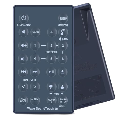 ▲BOSE WAVE ミニコンポ ブラック リモコン付き 417788-WMS Amazon | PZL 交換用リモコン Bose Wave Radio System Series IV