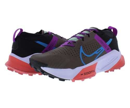 Nike Zoomx Zegama Trail Mens Shoes Size 8, Cor: Cinza/Preto-Cinza