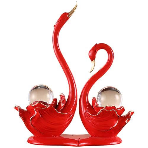 Swan Couple Ornament for Wedding Gift Ideas or Home Decor