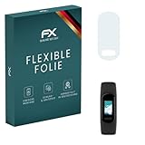 atFoliX Schutzfolie kompatibel mit Garmin vivosmart 5 Folie, ultraklare & flexible FX Bildschirmschutzfolie (3X)