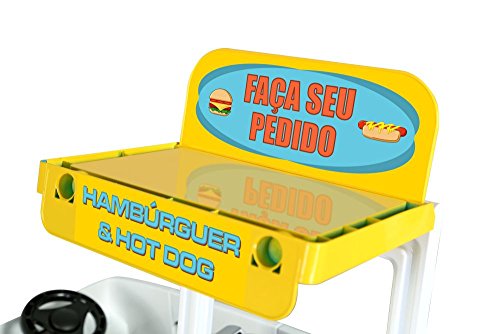 Food Truck Elétrico 6V Bandeirante Branco