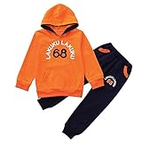 Pullover Set Kleinkind Btruely Unisex Kinderbekleidung Baby Clothes Set Langarm Spielanzug + Hosen Kappe Outfits Kinder