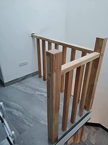 Rampe d'escalier en bois 85cm balustre colonne grenier