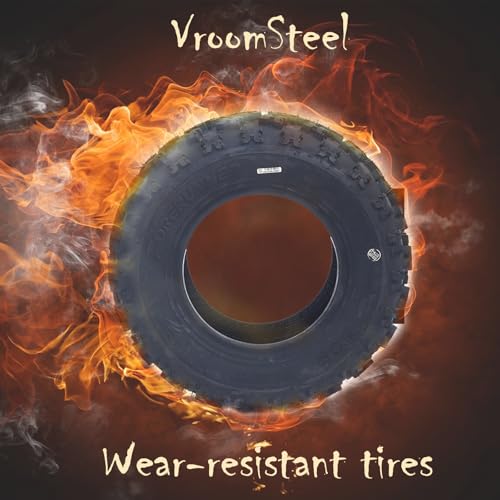 VroomSteel 20x10-9 UTV Tires 20x10-9 ATV Tire - ATV/UTV Tires, 10 Rim All-Terrain Tires, Off-Road Tires, Mud/Trail Tires, Tubeless (Set of 2)