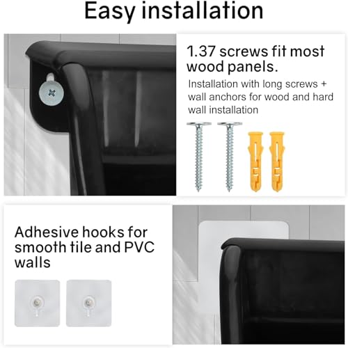 Urinal sin agua para hombres, urinal plástico para garaje, cobertizo o patio trasero, desviador de orina de montaje en pared y urinal para campamentos al aire libre, urinal portátil para hombres, inodoro sin agua, urinal temporal al aire libre miniatura 6