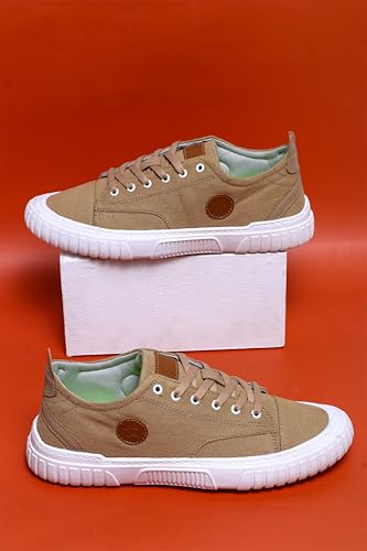Image of ATHCO Mens AJS Shoes for Man Stylish Sneakers for Man Lightweight Comfortable Shoes for Men Casual Lace Up Sneaker Shoe for Boys with Memory Foam Comfort