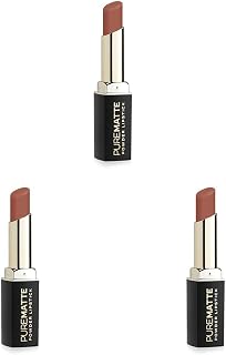 Golden Rose Pure Matte Powder Lipstick No: 109 - Nemlendirici Pudramsı Mat Ruj (3 paketi)