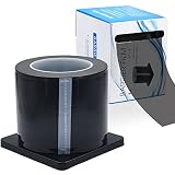 Keedolla Black Barrier Film Roll with Dispenser Box, 4' x 6' Tattoo Barrier Tape Protective Adhesive Film...