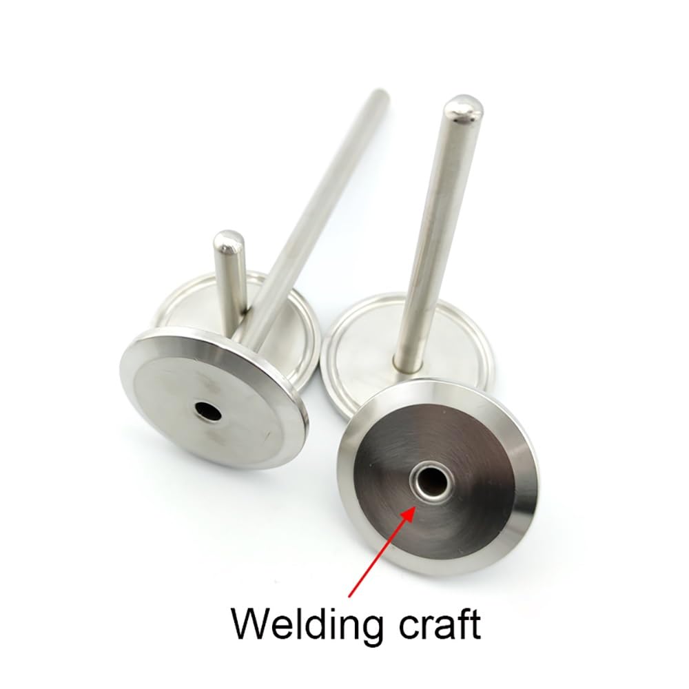 1 Pozzetto Termometrico Tri Clover da 1,5", 50,5 Mm SS304, Compatibile con Tri-Clamp, Adatto for Sonde Inferiori A 6,5 ​​mm for Applicazioni Sanitarie(150mm)