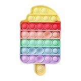 muskmelon Juguete Sensorial Autismo Silicona Sensorial Fidget Juguete Pop It Fidget Toy Barato Push Pop Bubble Juguete Antiestres Burbuja para Aliviar Estrés (Helado)