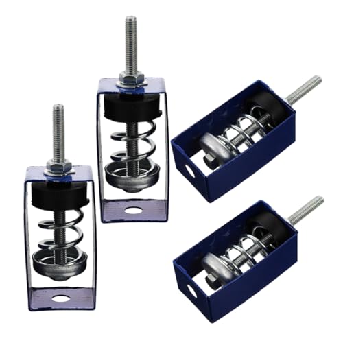 FUNOMOCYA 4pcs Galvanized Steel Ceiling Vibration Damping Damping Hanger For Office Vibration Isolators For Studio Rubber Vibration Isolators For Ac