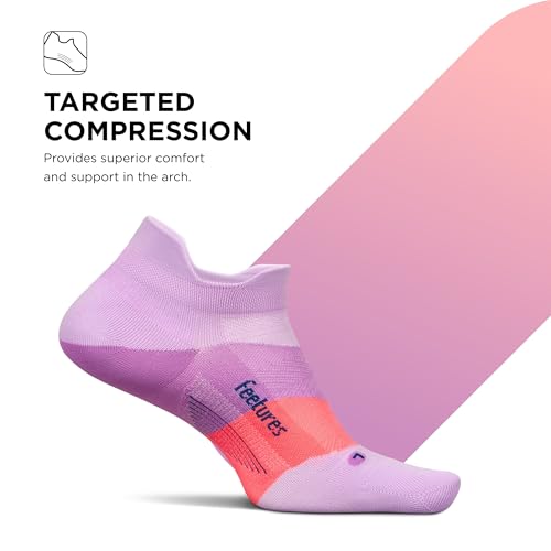 Image of Feetures Elite Light Cushion Mini Crew Sock - Sport Sock with Targeted Compression
