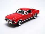 welly mustang 1967 Sammlermodell Welly Ford Mustang GT 1967, rot aus Metall