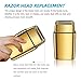 Zafina-UP Replacement Foil Double Foil Head for Babyliss Pro FX Shaver FXRF2G - Gold