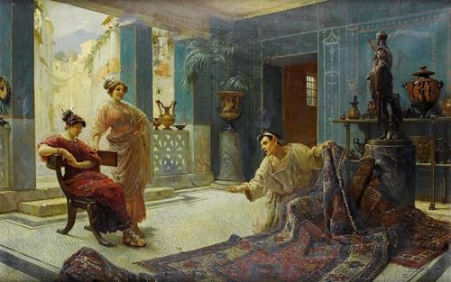 Tableaux sur toile le marchand de tapis art moderne décoration de bureau et salon