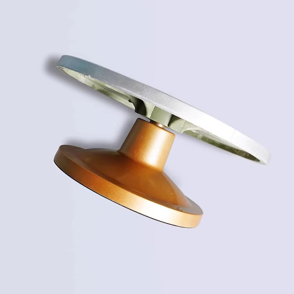 Plateau Tournant en Aluminium de 30 CM de Diamètre, Ustensiles de Pâtisserie, Plateau Tournant en Acier et Plastique pour Glaçage, Décoration et Support Rotatif Robuste