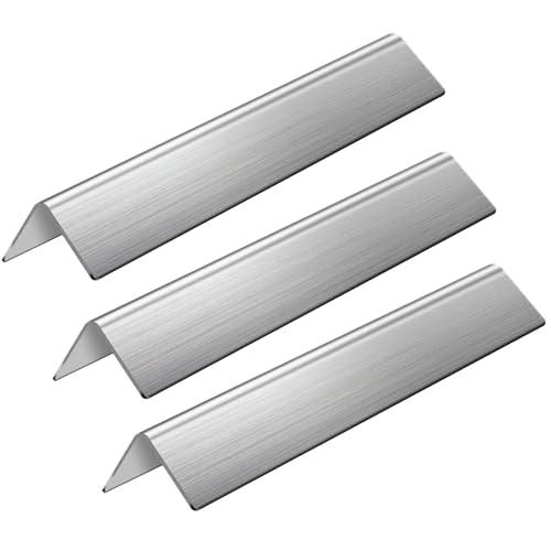 GasSaf 15.3 inch Flavorizer Bars Replacement for Weber 7635 Spirit 200 Series, Spirit E-210, S-210, E-220, S-220(2013-2016), 3-Pack 304 Stainless Steel Durable Flavor Bars(15.3