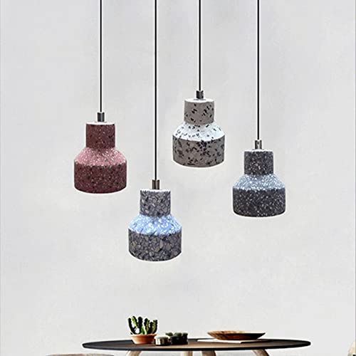 Lámpara colgante de terrazo nórdico G45 con cable ajustable para techo de comedor 4