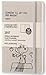 Moleskine 2017 Peanuts Limited Edition Weekly Notebook, 12M, Pocket, Light Grey, Hard Cover (3.5 x 5.5)