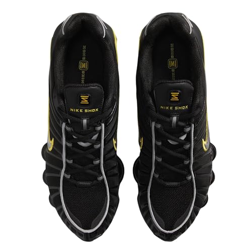 Nike Shox TL Men's Shoes (CN0151-002, Black/Dynamic Yellow/Metallic Silver)3